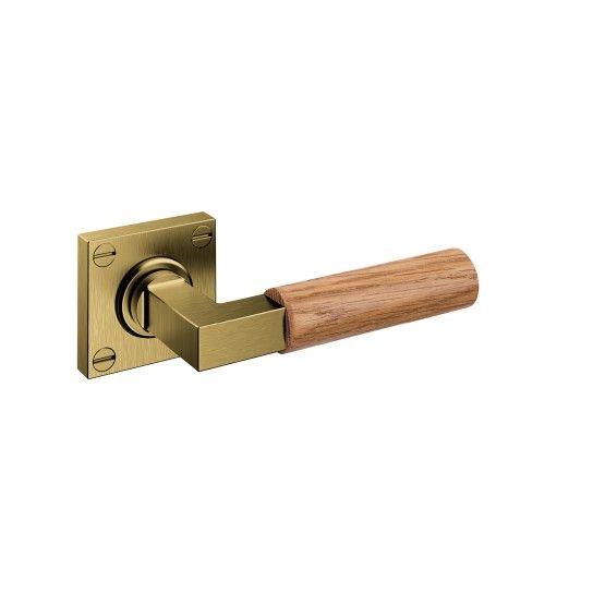 JNF Bauhaus Oak Door Lever Handle IN.00.480.C