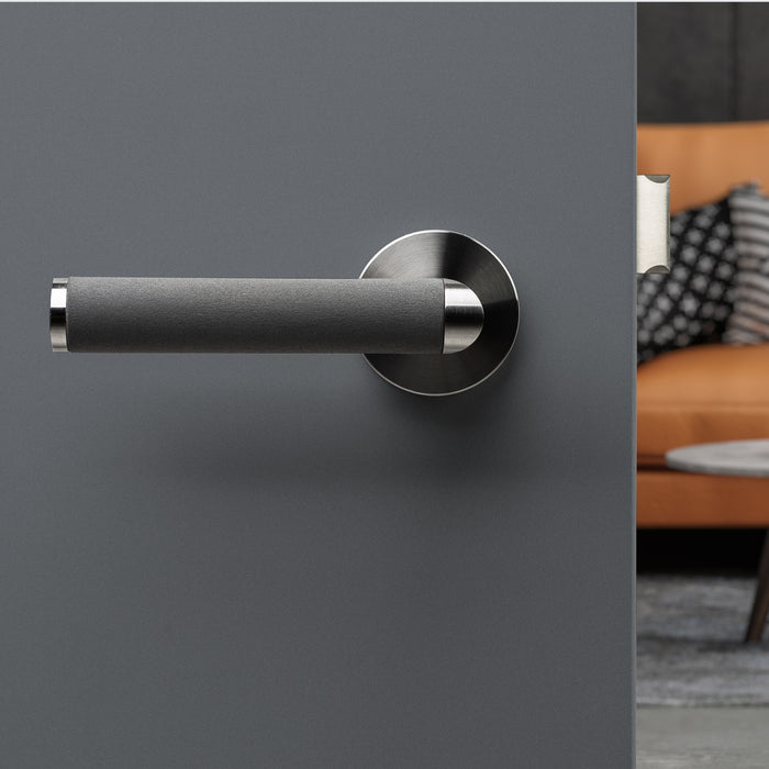 JNF Link Collection Link Concrete Door Lever Handle