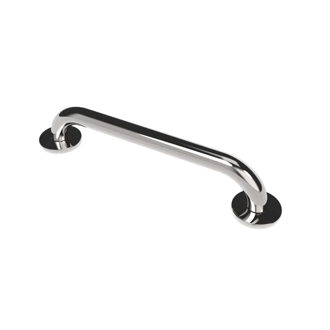 Polished Stainless Steel Grab Rail with Concealed Fixings 25mm Diameter 3112