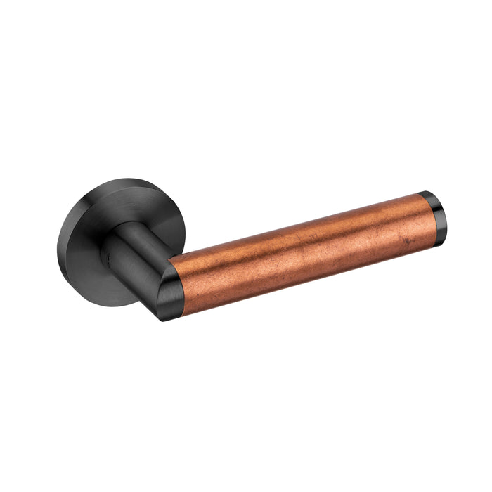 JNF Link Collection Link Copper Door Lever Handle IN.00.409