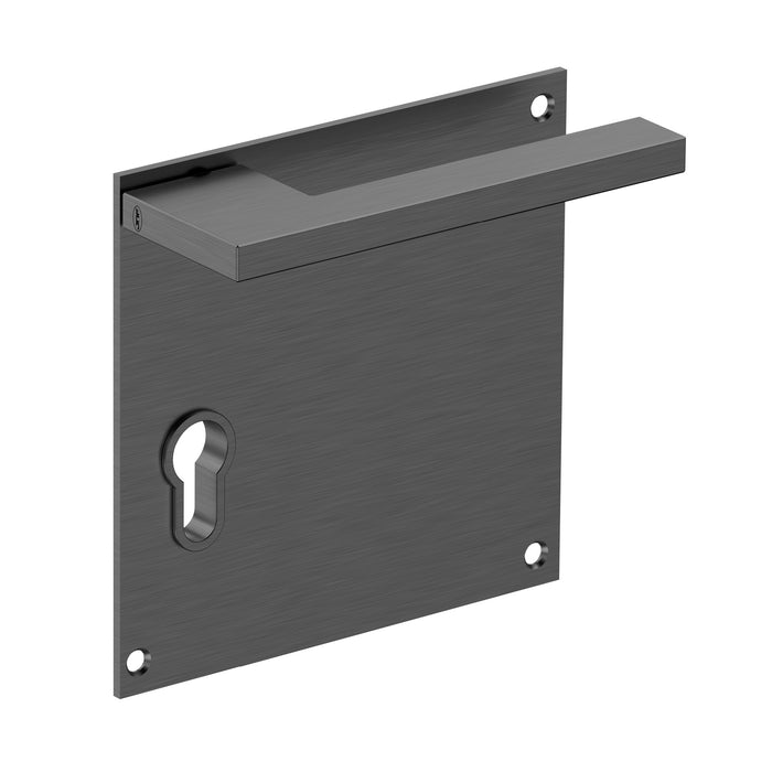 JNF Slim Square Door Lever Handle with Plate IN.00.432.PQ