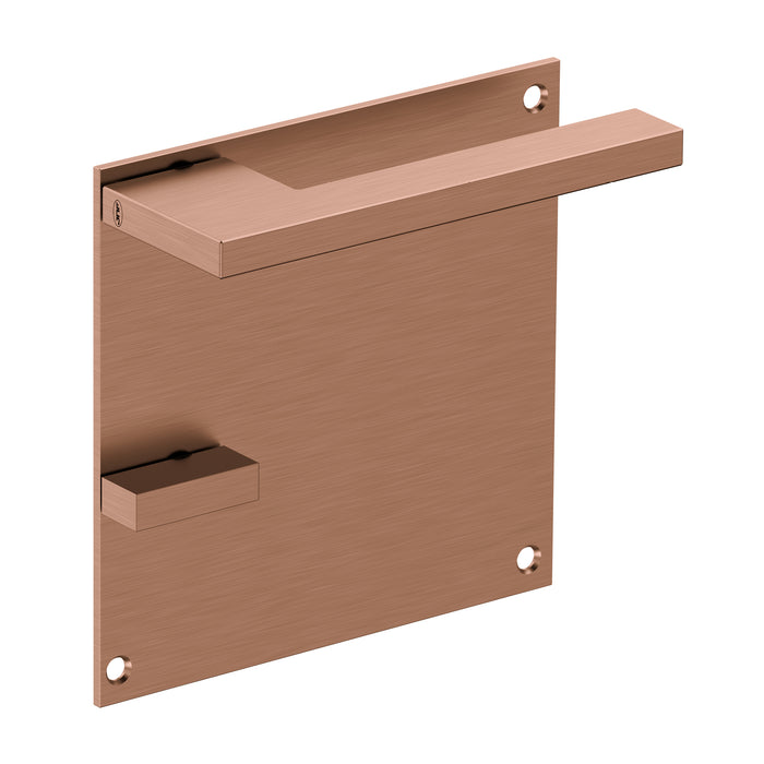JNF Slim Square Door Lever Handle with Plate IN.00.432.PQ