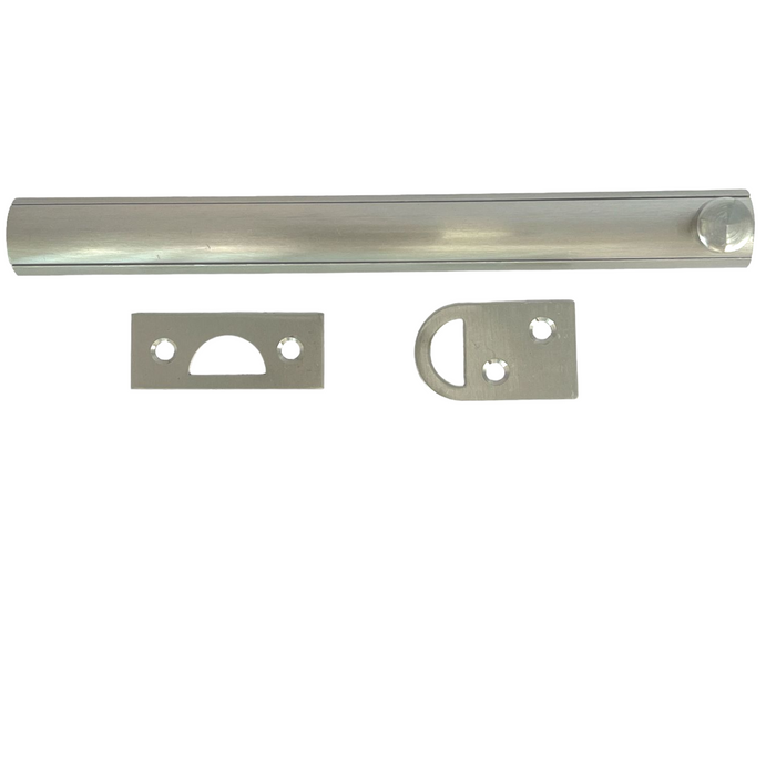 Bary Designer Solid Brass Slimline Door Bolt 150mm (6") Satin Nickel