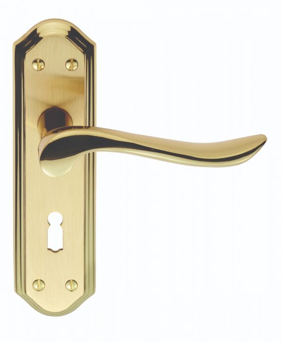 Carlisle Brass DL451 LYTHAM Lever on Latch Backplate