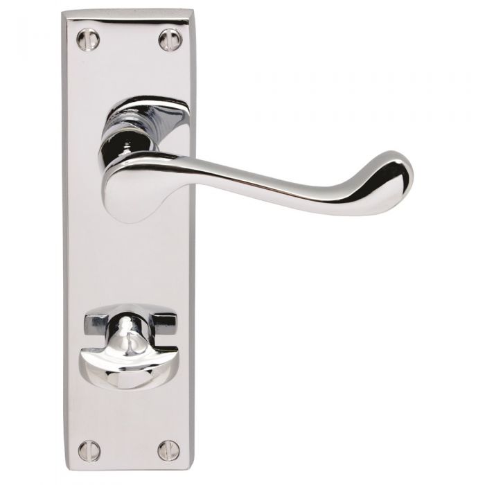 Carlisle DL54 VICTORIAN SCROLL Lever on Lock Backplate