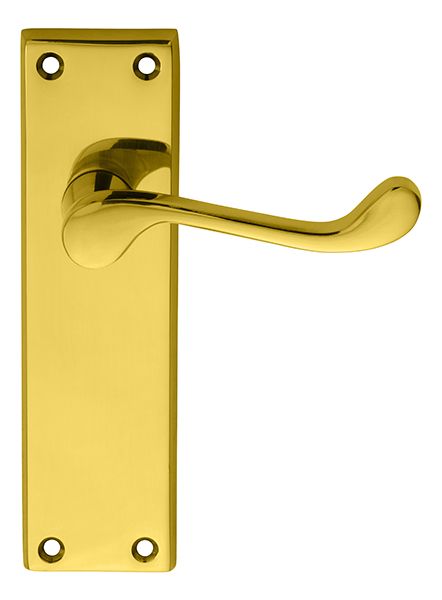 Carlisle DL54 VICTORIAN SCROLL Lever on Lock Backplate