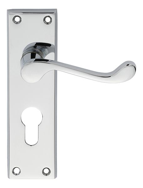 Carlisle DL54 VICTORIAN SCROLL Lever on Lock Backplate