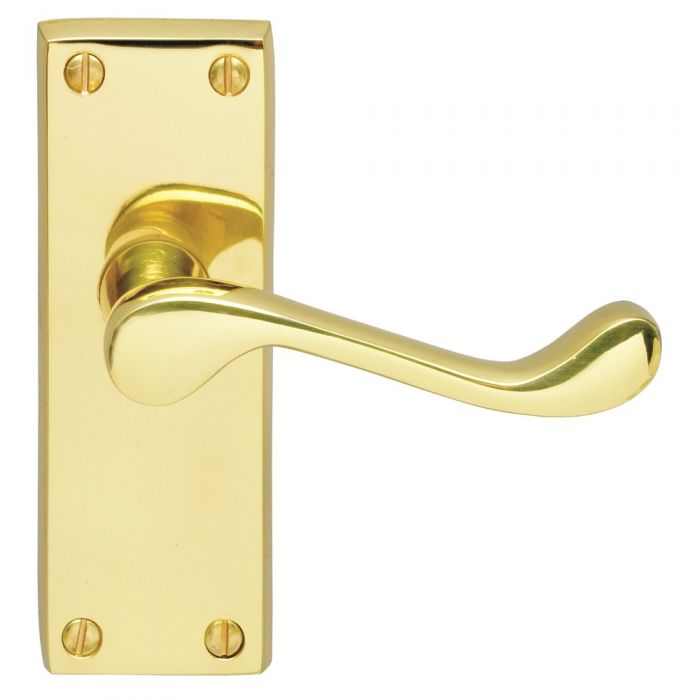 Carlisle DL54 VICTORIAN SCROLL Lever on Lock Backplate