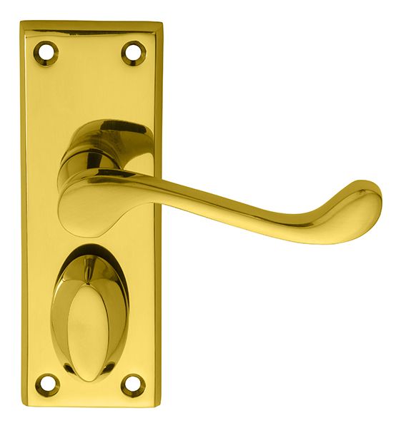 Carlisle DL54 VICTORIAN SCROLL Lever on Lock Backplate