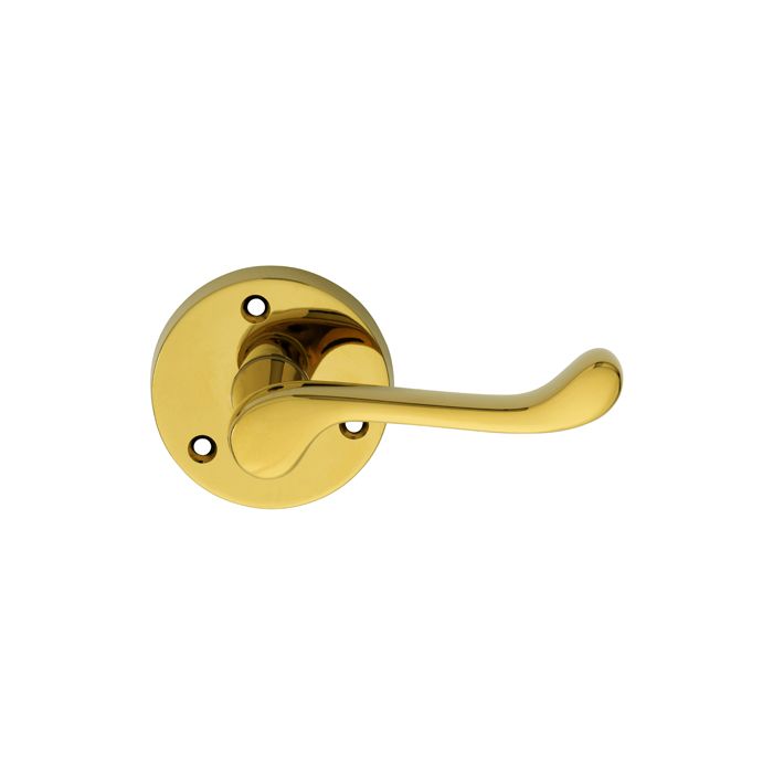 Carlisle Brass DL56 VICTORIAN SCROLL Lever on Round Rose