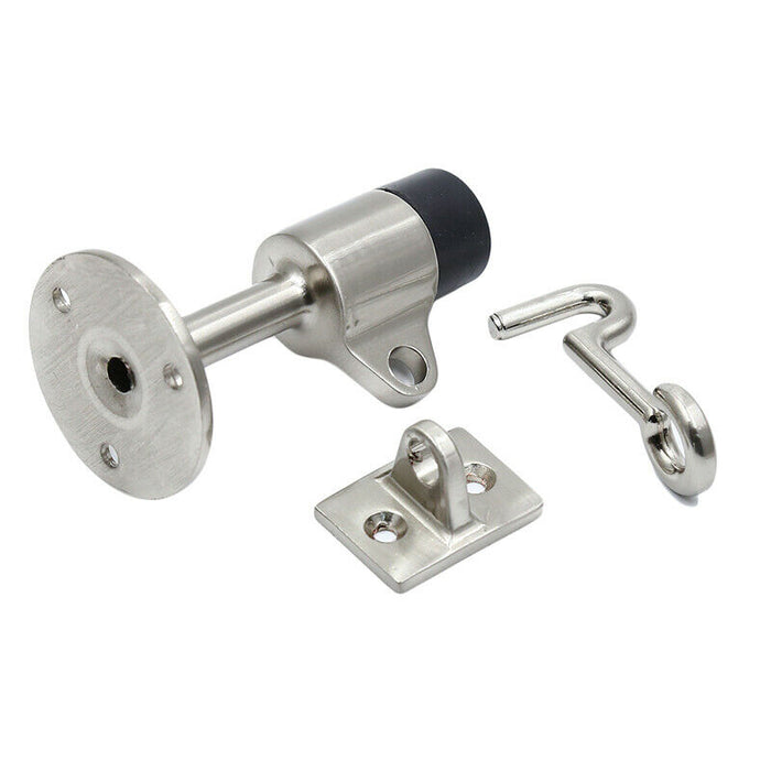 Bary Buffered Door Stop With Hook