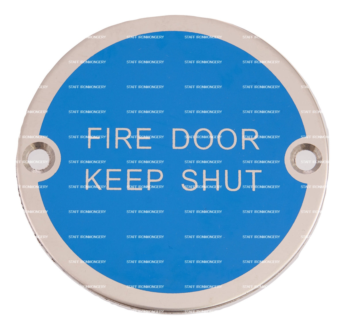Fdkls Signage Bary Fire Door Keep Shut Sign Polished Stainless FDKS — Newstar Door ...