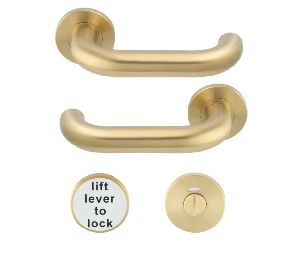 Carlisle Brass Eurospec 22mm Lift to Lock Lever Set with Indicating Release CSL1220LL