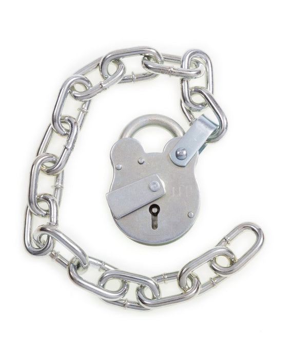 A Grade London Fire Brigade Padlock c/w Chain LFB.CHAIN