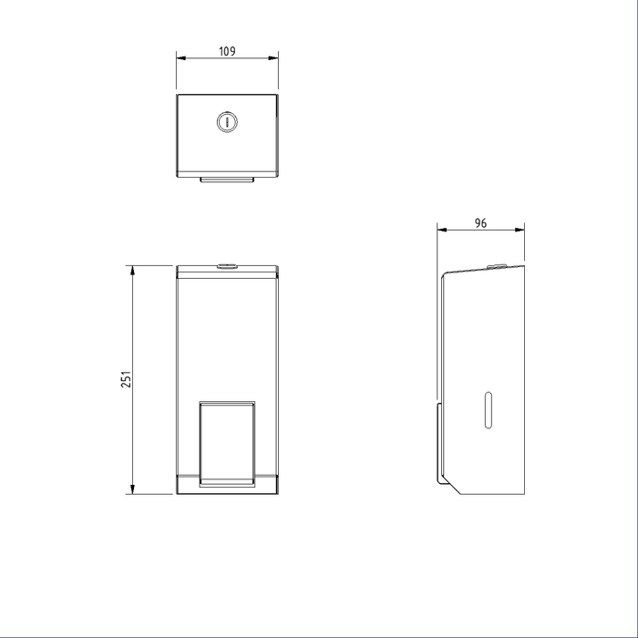 Stainless Steel Soap Dispenser NS.WR129