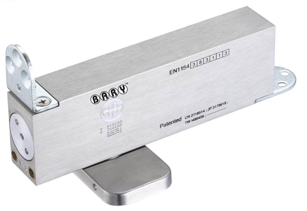 BARY&reg; Heel Concealed Double Action Closer 60kg NS.CID Hold Open