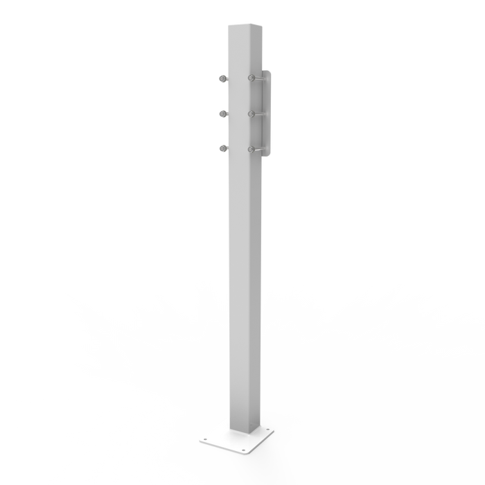 Floor Mounting Post and Adaption Kit for Trombone Hinged Rail HSRAK.60