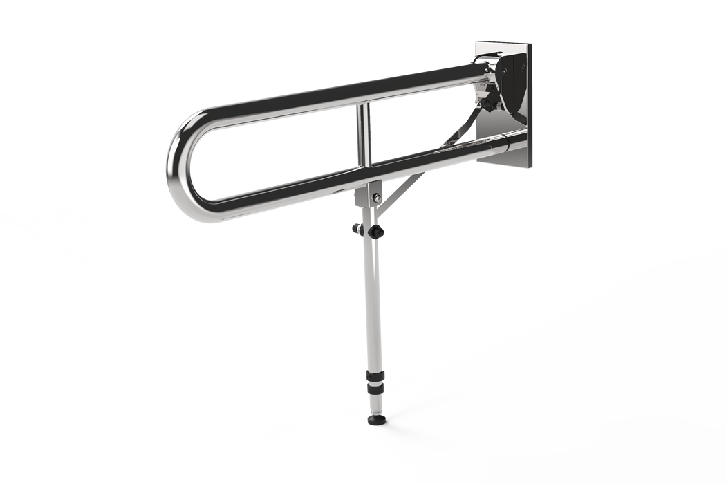 Friction Hinged Rail with Leg 800mm 115SC