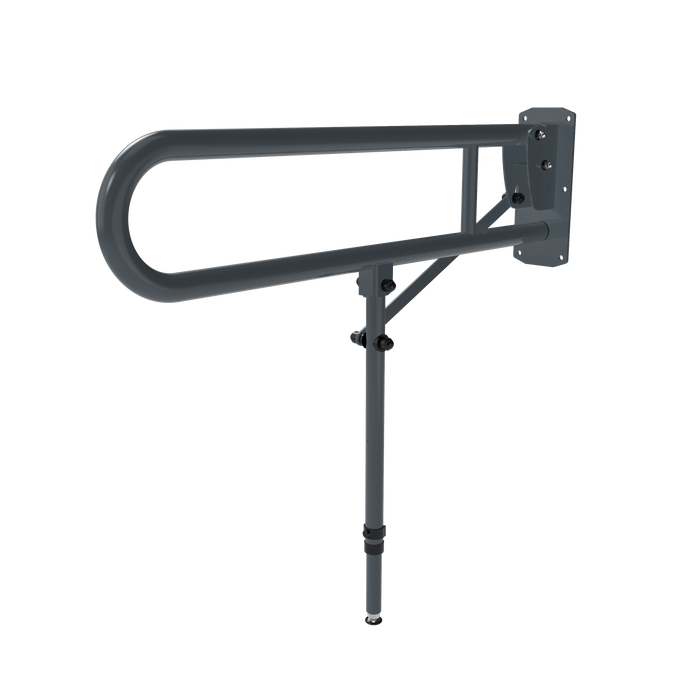 Hinged Lift and Lock Support Rail with Leg 211980