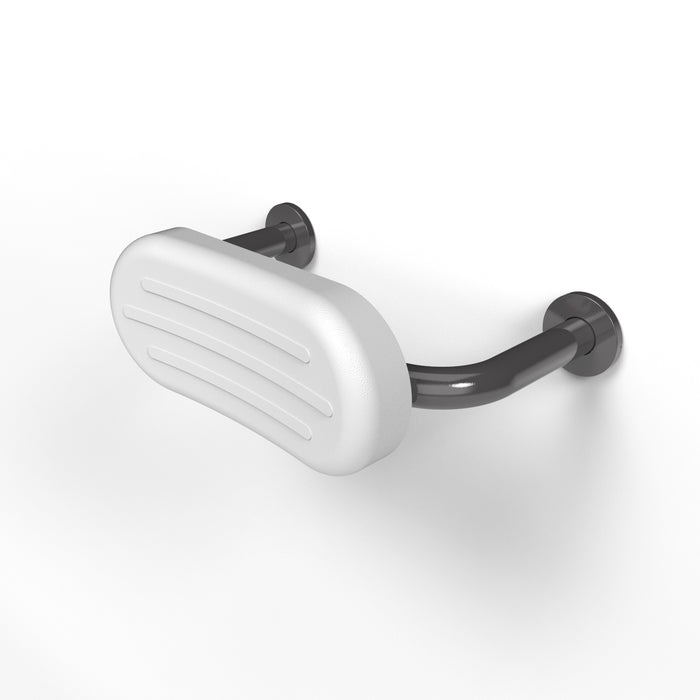 Round Flange Steel Back Rest Rail and Pad BR2