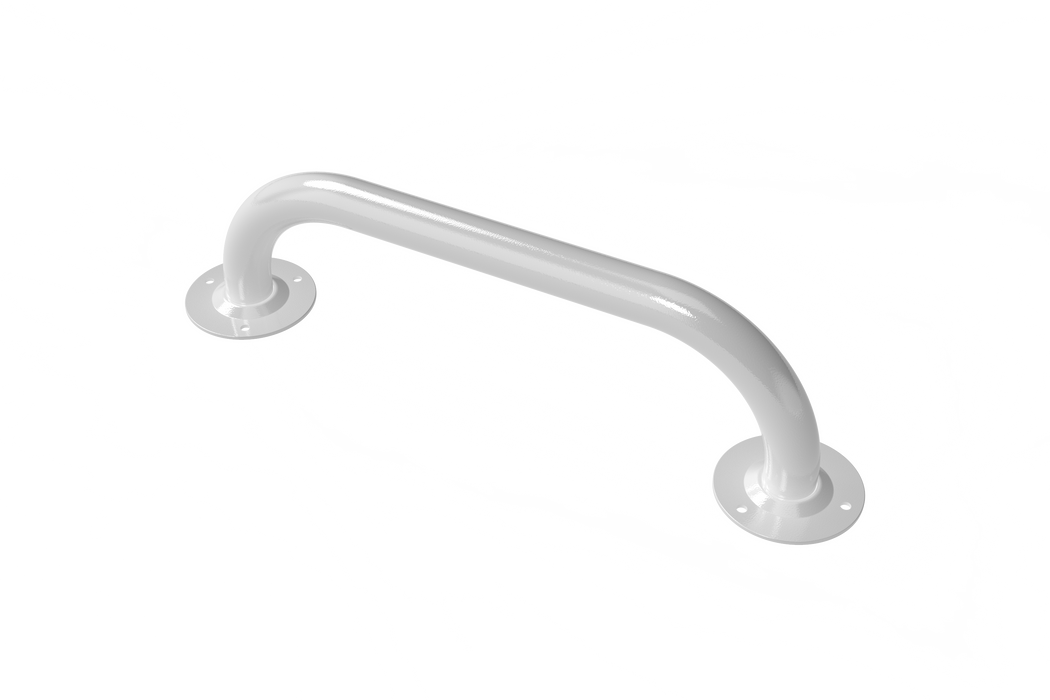 Round Flange Steel Grab Rail 25mm Diameter Tube SGB1.25