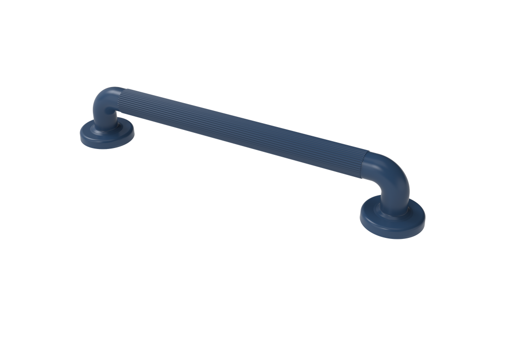Plastic Fluted Grab Rail Concealed Fixings 36mm Dia PFGB