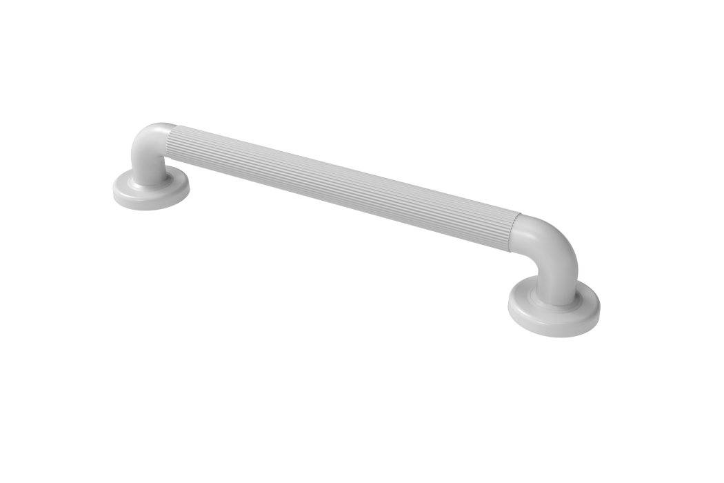 Plastic Fluted Grab Rail Concealed Fixings 36mm Dia PFGB