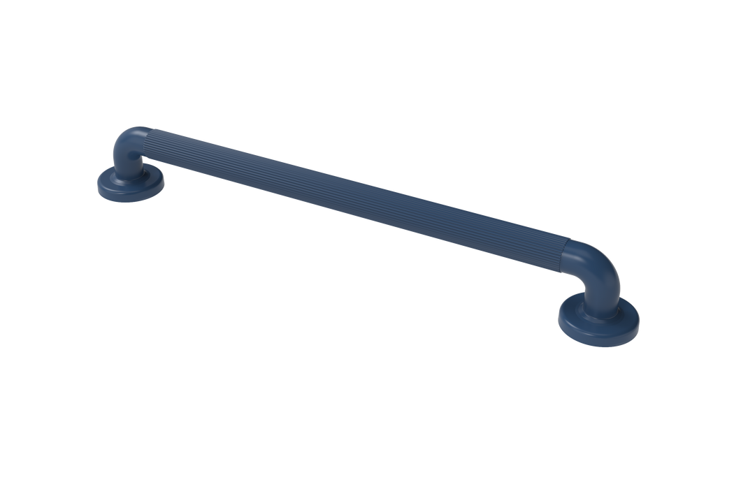 Plastic Fluted Grab Rail Concealed Fixings 36mm Dia PFGB