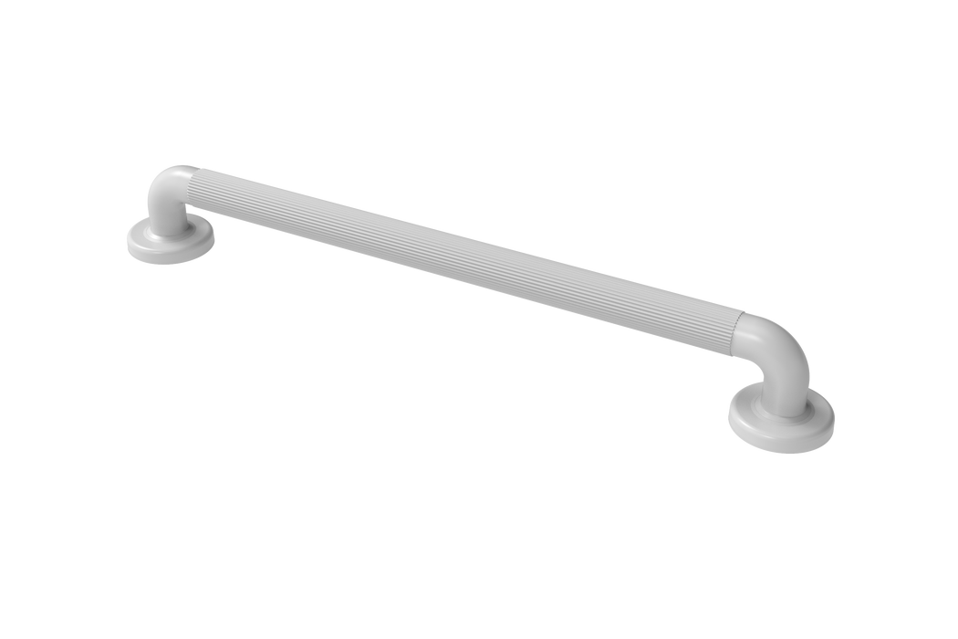 Plastic Fluted Grab Rail Concealed Fixings 36mm Dia PFGB
