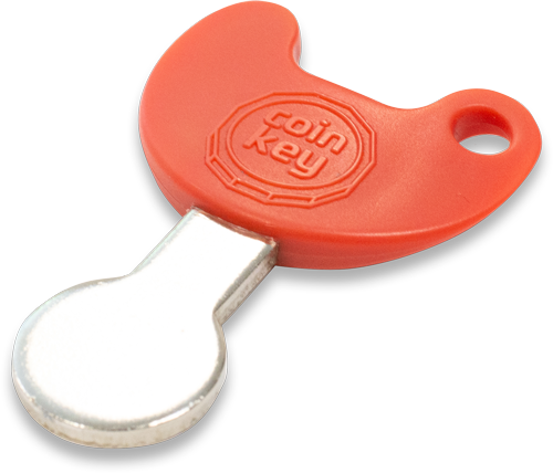 Emergency Coin Key Coin Key™ Disability Assistance Key for Pound £1 Operate Trolley ...