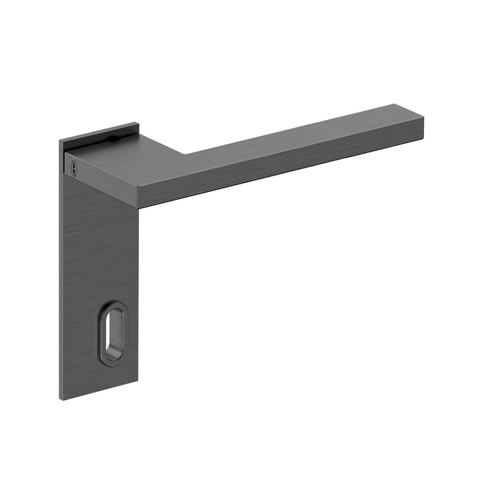 JNF Slim Square Door Lever Handle with Plate IN.00.435.PR
