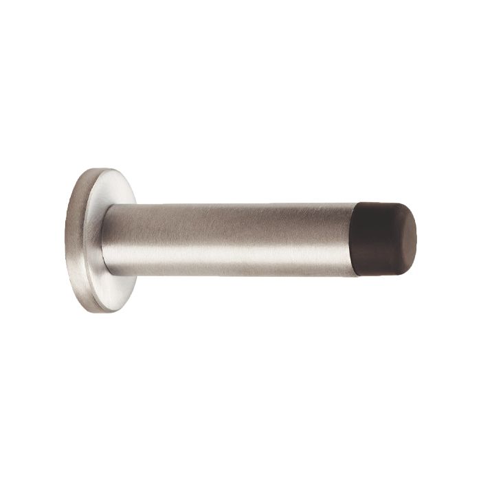 Carlisle Brass Cylinder Pattern Door Stop On Rose