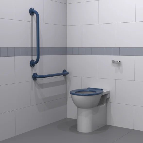 Back to Wall Steel Doc M Toilet Pack with Exposed Fittings AMBBTW