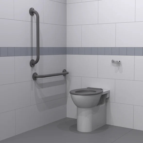 Back to Wall Steel Doc M Toilet Pack with Exposed Fittings AMBBTW