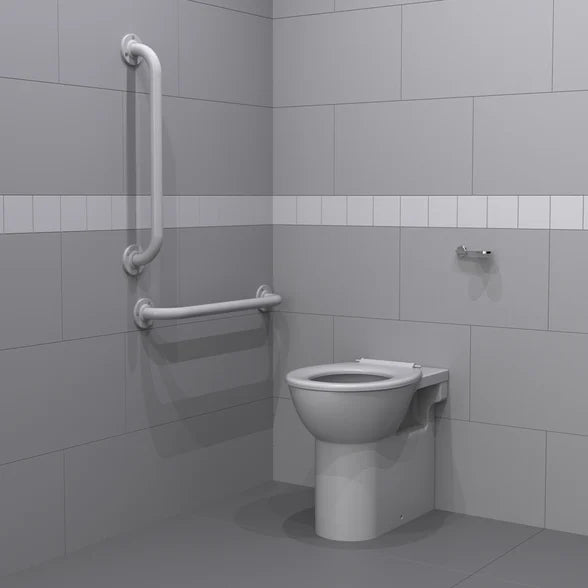 Back to Wall Steel Doc M Toilet Pack with Exposed Fittings AMBBTW