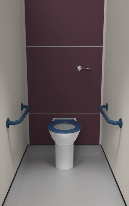 Back to Wall Ambulant Doc M Toilet Pack with Concealed Fixings AMBBTWCS
