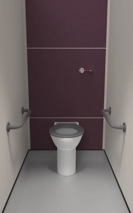 Back to Wall Ambulant Doc M Toilet Pack with Concealed Fixings AMBBTWCS