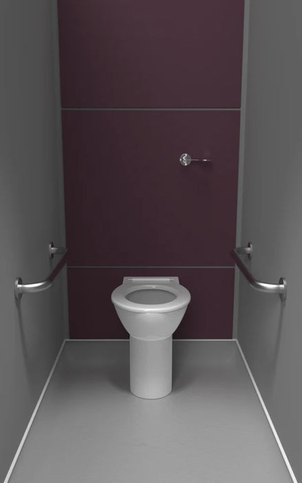 Back to Wall Ambulant Doc M Toilet Pack with Concealed Fixings AMBBTWCS