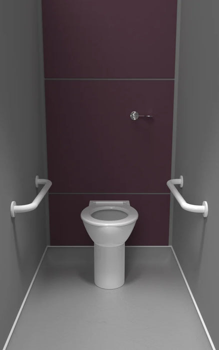Back to Wall Ambulant Doc M Toilet Pack with Concealed Fixings AMBBTWCS