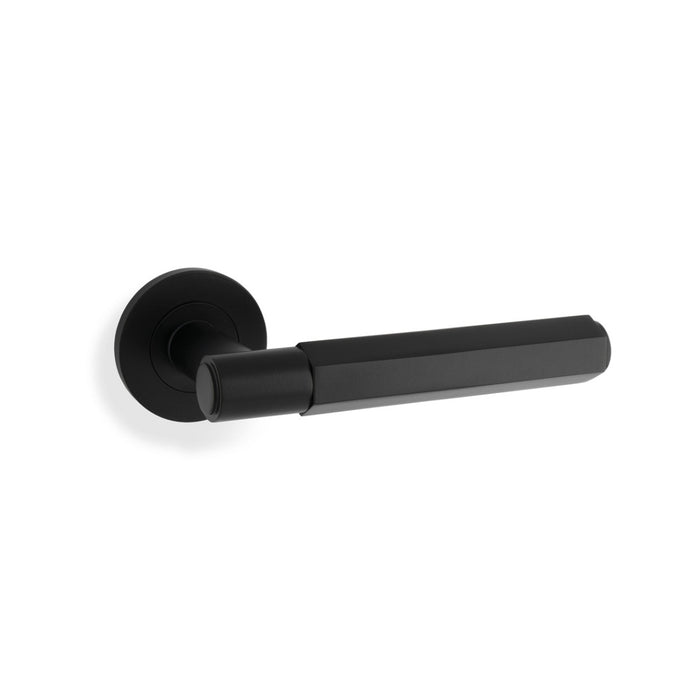 Eurospec Alexander & Wilks Hex Spitfire Lever on Round Rose AW224