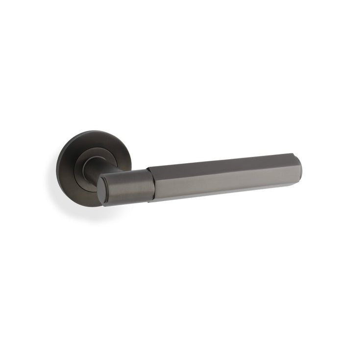 Eurospec Alexander & Wilks Hex Spitfire Lever on Round Rose AW224