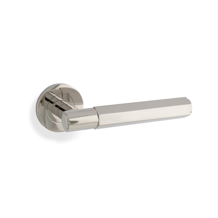 Eurospec Alexander & Wilks Hex Spitfire Lever on Round Rose AW224