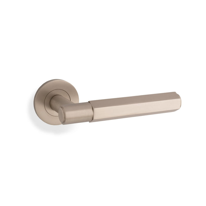 Eurospec Alexander & Wilks Hex Spitfire Lever on Round Rose AW224