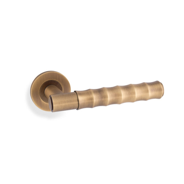 Eurospec Alexander & Wilks Bamboo Spitfire Lever on Rose AW225