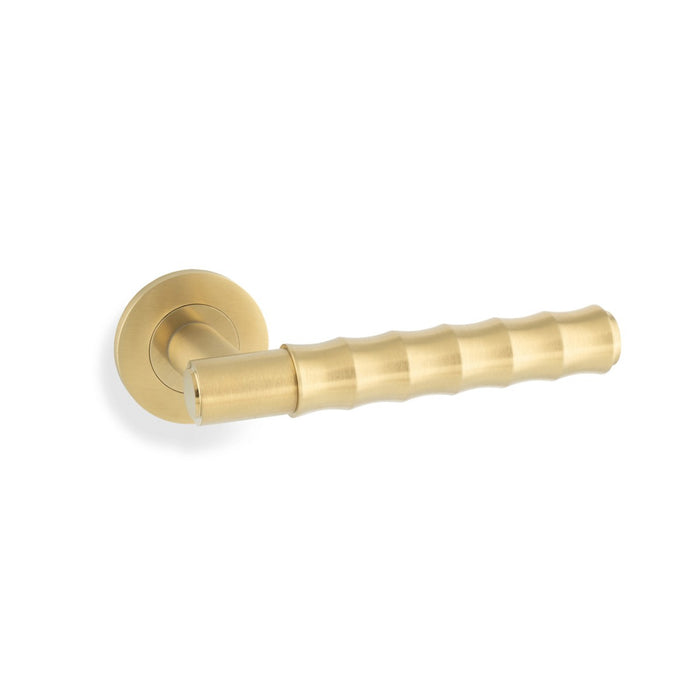 Eurospec Alexander & Wilks Bamboo Spitfire Lever on Rose AW225