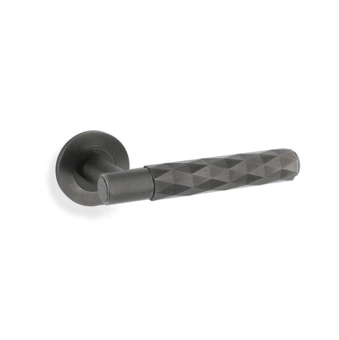 Eurospec Alexander & Wilks Dimond Cut Spitfire Lever on Round Rose AW226