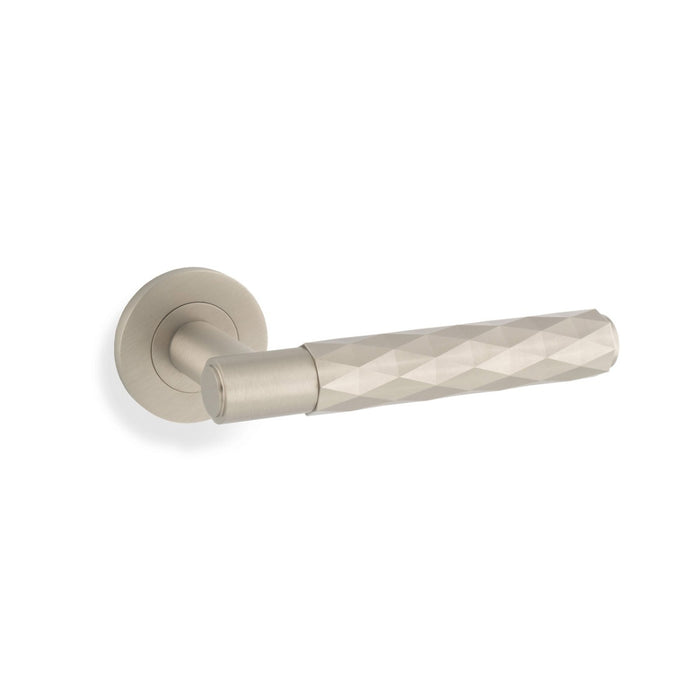 Eurospec Alexander & Wilks Dimond Cut Spitfire Lever on Round Rose AW226
