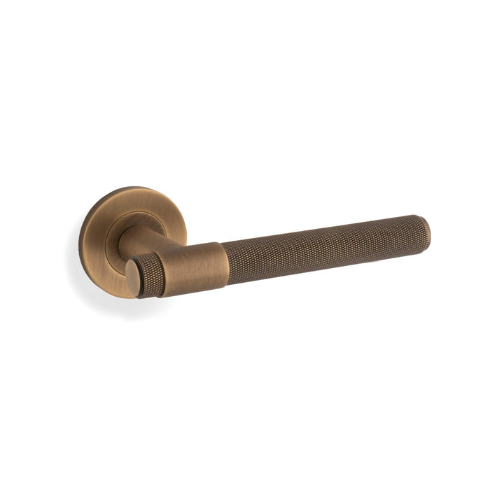 Eurospec Alexander & Wilks Kingston Knurled Lever on Round Rose AW240