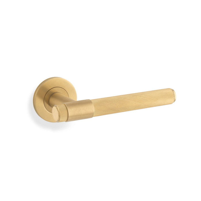 Eurospec Alexander & Wilks Kingston Knurled Lever on Round Rose AW240