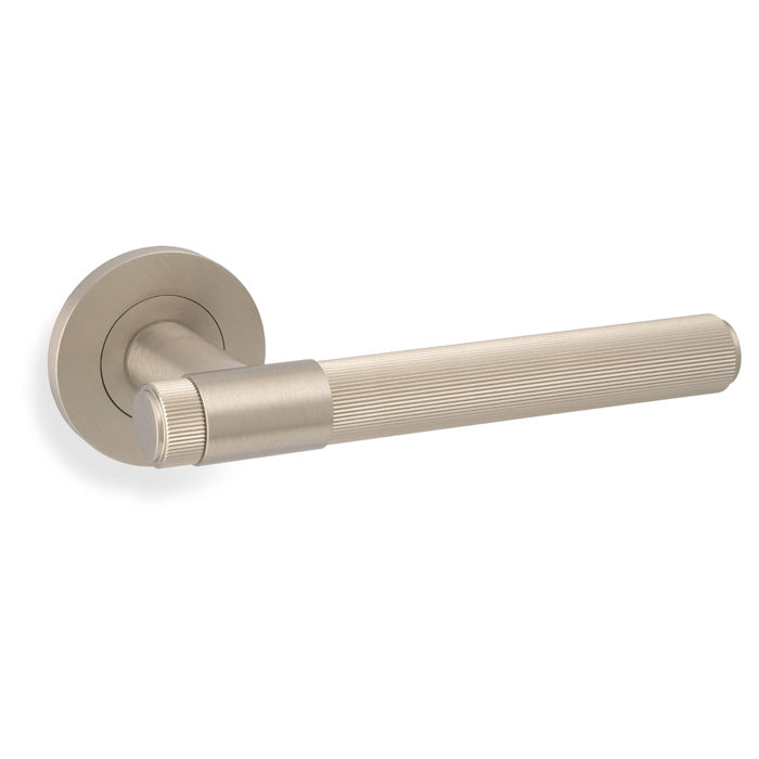 Eurospec Alexander & Wilks Kingston Reeded Lever on Round Rose AW242